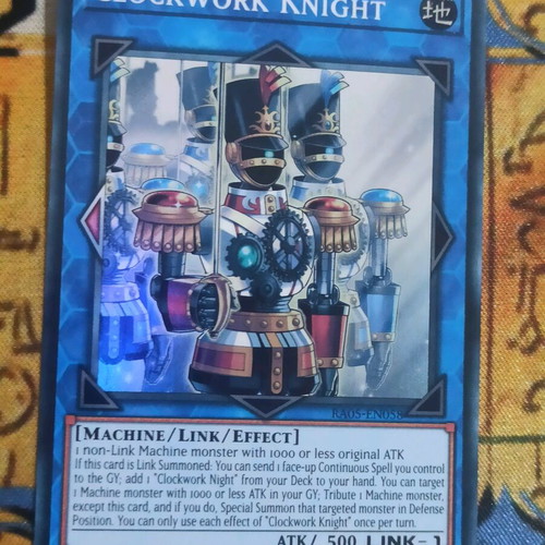 Clockwork Knight Yu-Gi-Oh! card like new, RA05 collection
