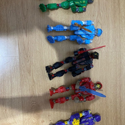 Lego Knights 5 buildable figures like new