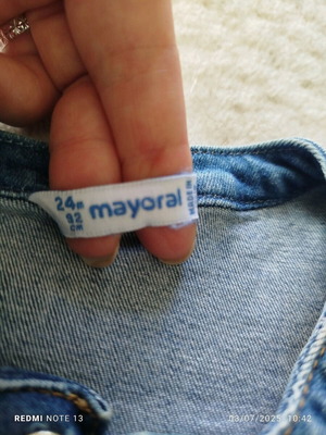 Mayoral βρεφικό τζιν μπουφάν, μέγεθος 24 μηνών