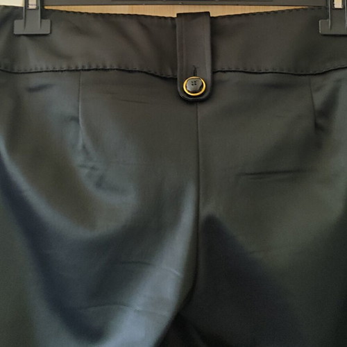 Vintage D&G Dolce & Gabbana low-rise satin capri pants black size 38 like new