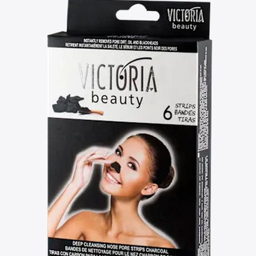 Nose cleansing strips with activated charcoal, 6 pcs new