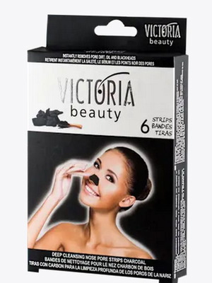 Nose cleansing strips with activated charcoal, 6 pcs new