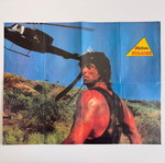 Αφίσα Εθνικής Ελλάδας Μπάσκετ 80's διπλής όψεως, περιοδικό Μπλέκ