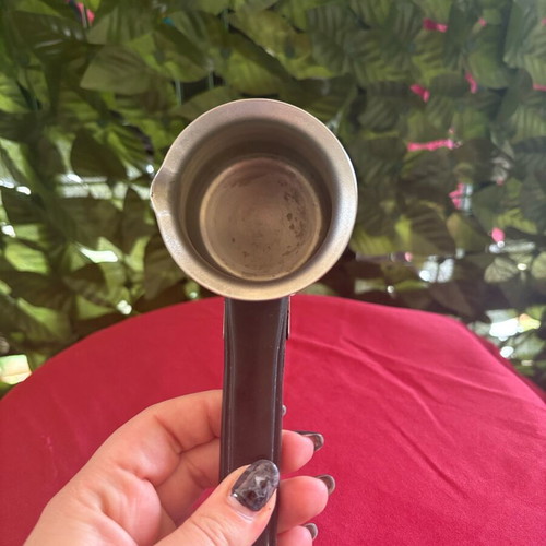 Aluminum Greek Coffee Briki 8cm vintage, like new