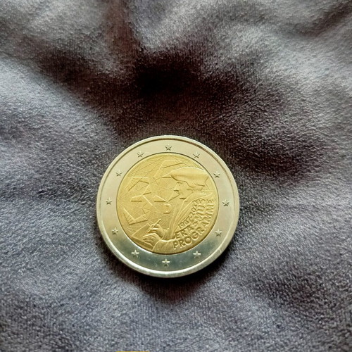 2 Euro 2022 Germany J Erasmus 35 Years Commemorative New