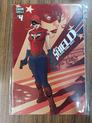 The Shield comic used, Dark Circle Comics #4