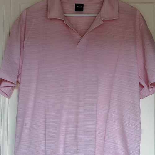 Boss Polo Shirt XL like new, light pink men's short sleeve
