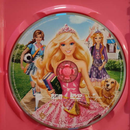 Barbie 4 DVD collectible cases, dubbed animation