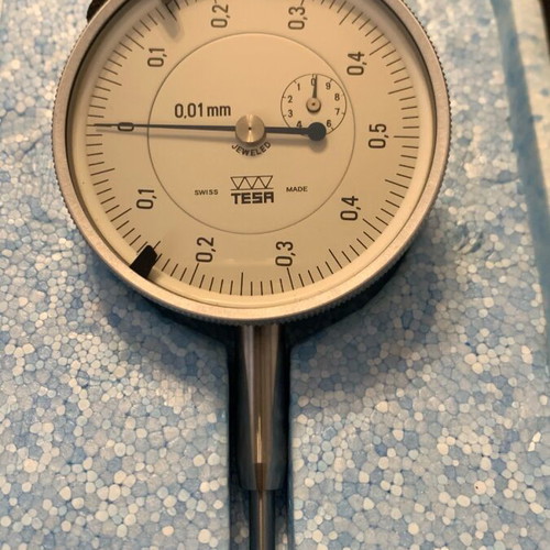 Tesa dial indicator from Switzerland like new