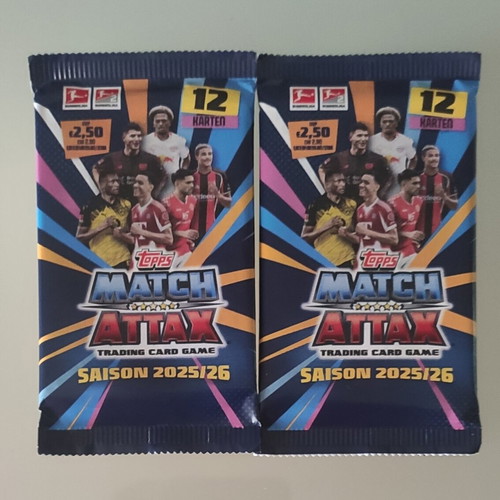 Topps Match Attax Bundesliga 2025-2026 πακέτο 2 καινούργια