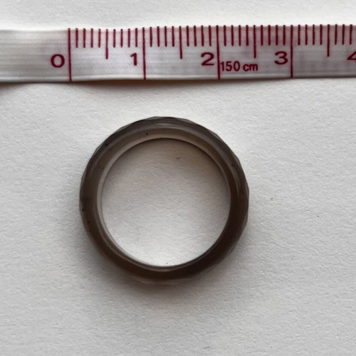 Glass ring set (wedding bands) like new