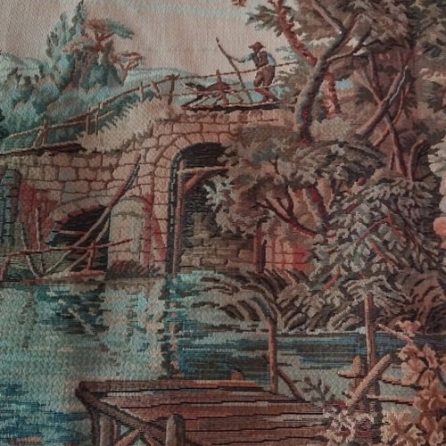Vintage wall tapestry 210x82 cm new, classic Boucher design