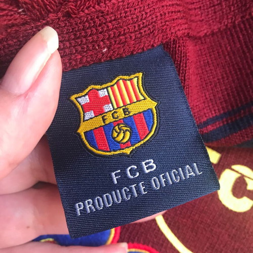 Official Barcelona FC Scarf new, burgundy and blue