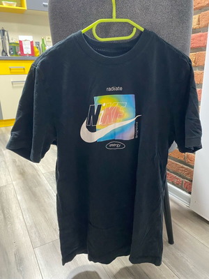 Nike T-shirt size M restored, black with defects