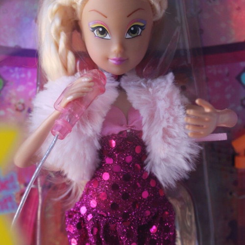 Winx Club 2010 Magical Microphone Stella doll Greek edition new