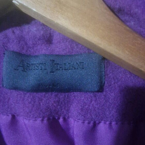 Artisti Italiani wool women's coat like new, purple