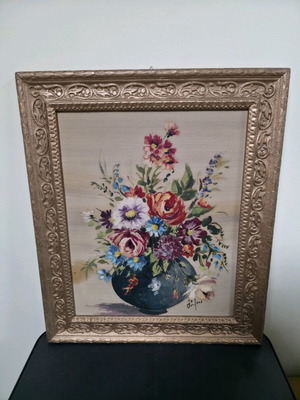 Vintage oil painting on canvas like new