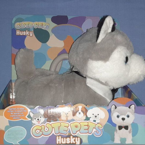 Cute Pets Husky new, gray with 80 cm leash