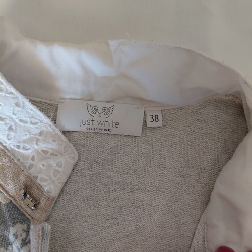 Just White cardigan light, like new, cotton, size M