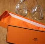 Hermes silver metal salad server new