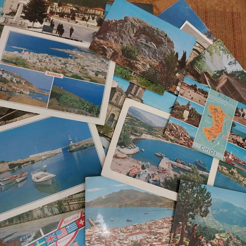 Greek postcards like new, lot of 170+ cards