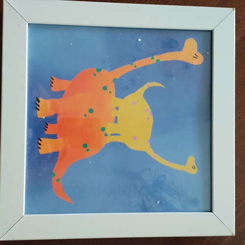 Frames used, set of three square 30x30 cm
