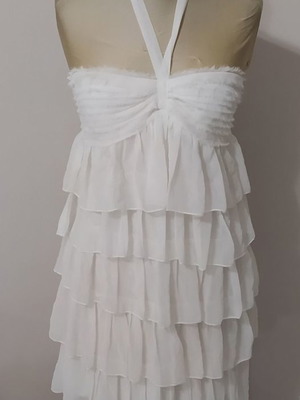 Sweewe Paris Mini Strapless Dress White Like New, S/M