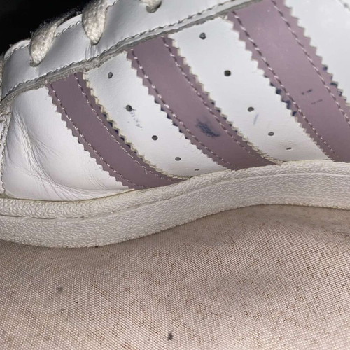Adidas sneakers women's used, size 37 1/3, white