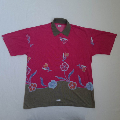 C.P. Company men's vintage polo shirt size XL like new, colorful