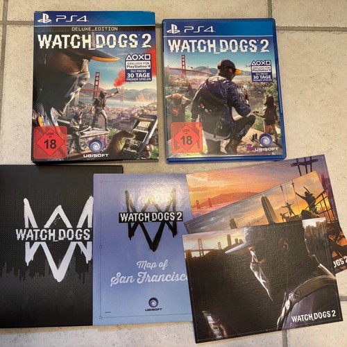 Watchdogs 2 Deluxe Edition PlayStation 4 used