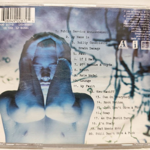 Eminem The Slim Shady LP CD album used