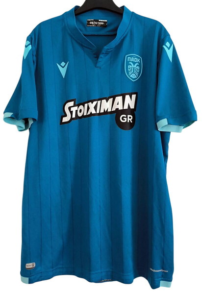  paok PAOK thessaloniki lefkos pirgos Macron xl stoiximan football soccer Jersey shirt super league