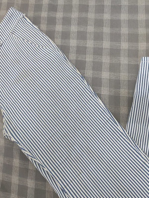 Women's striped pants slim fit extra small