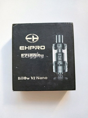 Billow v2 Nano RTA tank used by EHpro & Eciggity