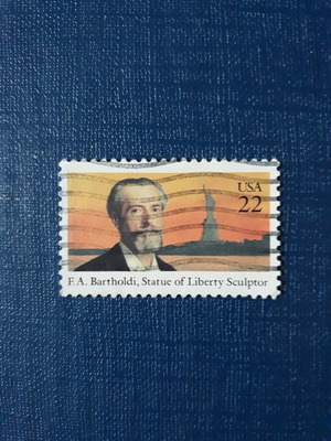 Stamp 22c America used