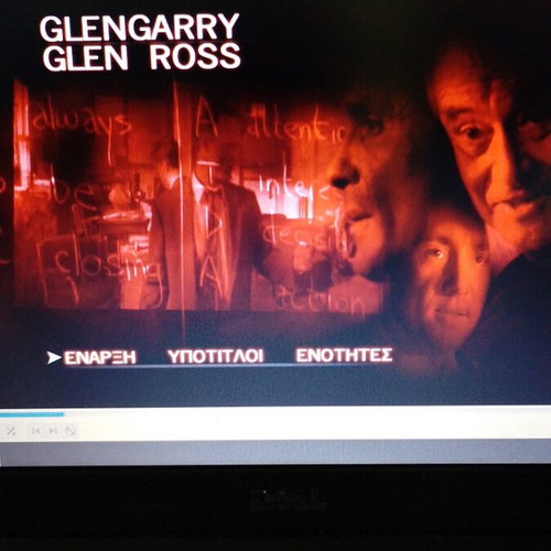 Glengarry Glenn Ross DVD used, social genre, subtitles