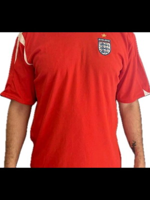 VINTAGE APPEARANCE ENGLAND 2006 No 10 OWEN AWAY RED