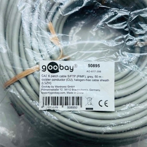 Goobay Cat.6 S/FTP Network Cable 50 Meters New