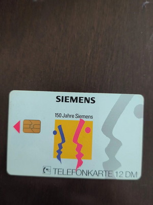German phone card used, 5,000 copies