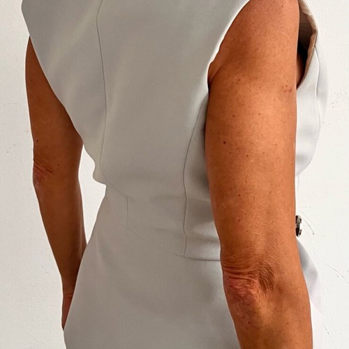 Zara summer vest used, light blue, size XS