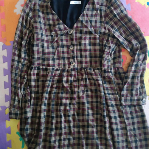 Mango dress large brown like new