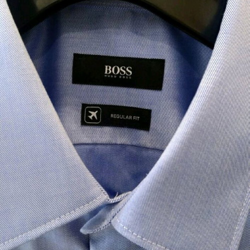 Boss blue shirt L Regular fit like new