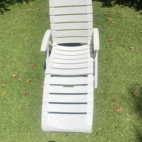 Hartman garden loungers used, set of 2, foldable
