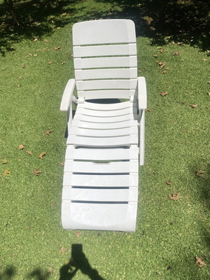 Hartman garden loungers used, set of 2, foldable