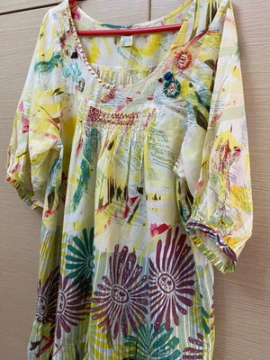 La Redoute Collections colorful blouse size M like new
