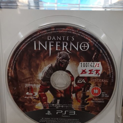 Dante's Inferno PlayStation 3 game like new