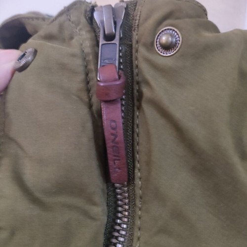 O'Neill women's khaki parka size M like new