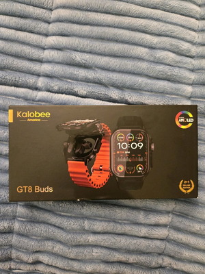 Kalobee GT8 Buds Smart Watch καινούργιο, μαύρο