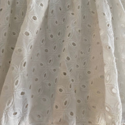 Nanadoo Broderie Skirt One Size like new, white cotton
