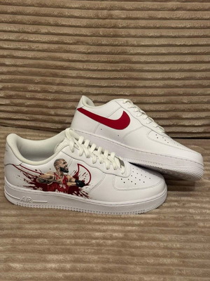 Nike Air Force low x Evan Fournier καινούργια συλλεκτικά αθλητικά παπούτσια μέγεθος 46 άσπρο κόκκινο